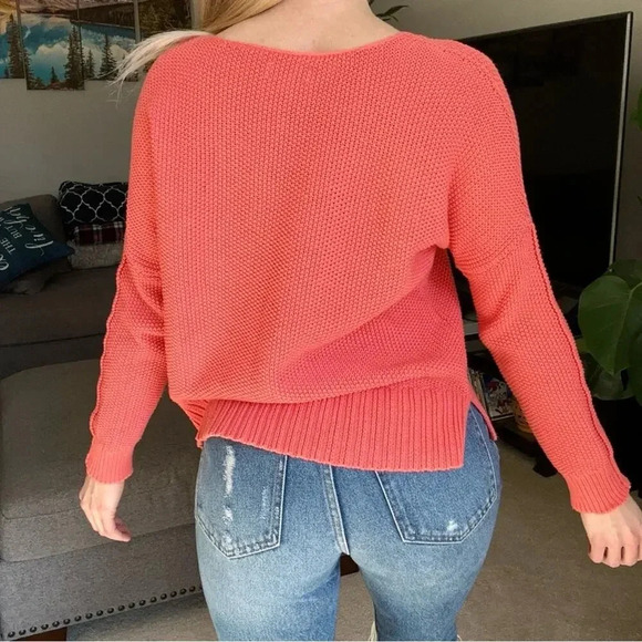 Lucky Brand Pink Long Sleeve Sweater Small - Picture 3 of 8